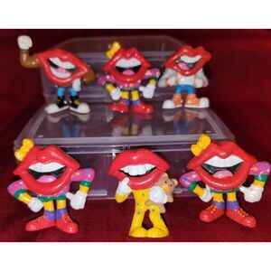 Vintage TANG Lips Action Figures (Set of 6)